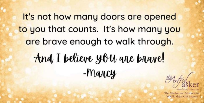 It's not how many doors are open to you that counts.
