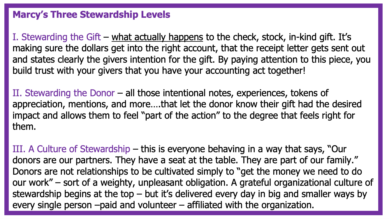 3 stewardship levels