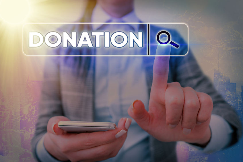 online donations increased