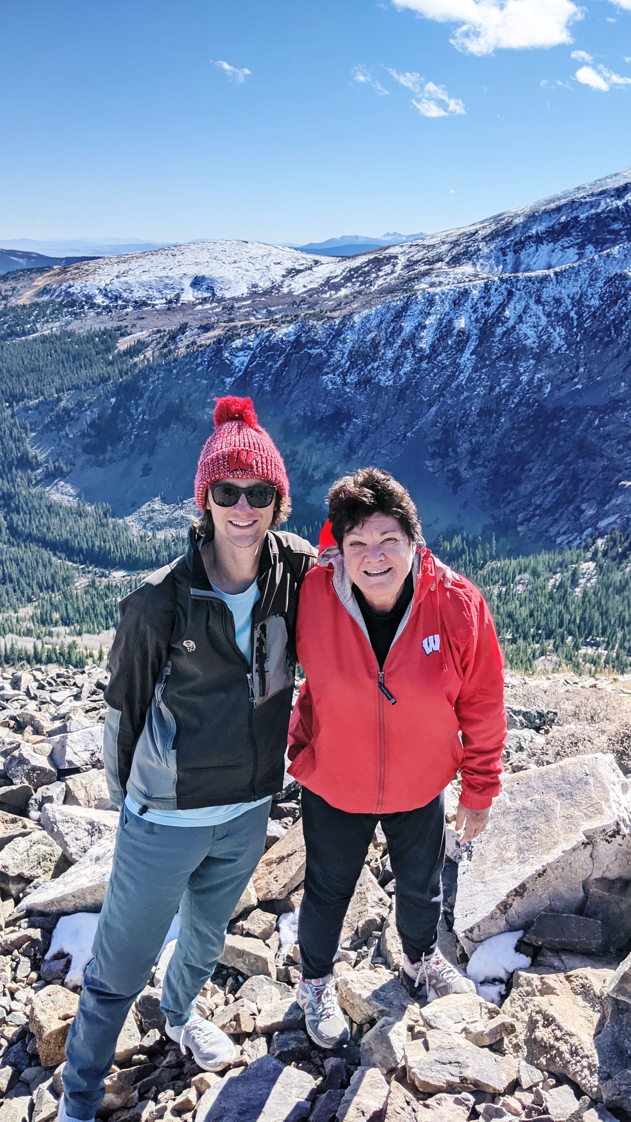 Marcy & RJ at 13ft Quandary Peak