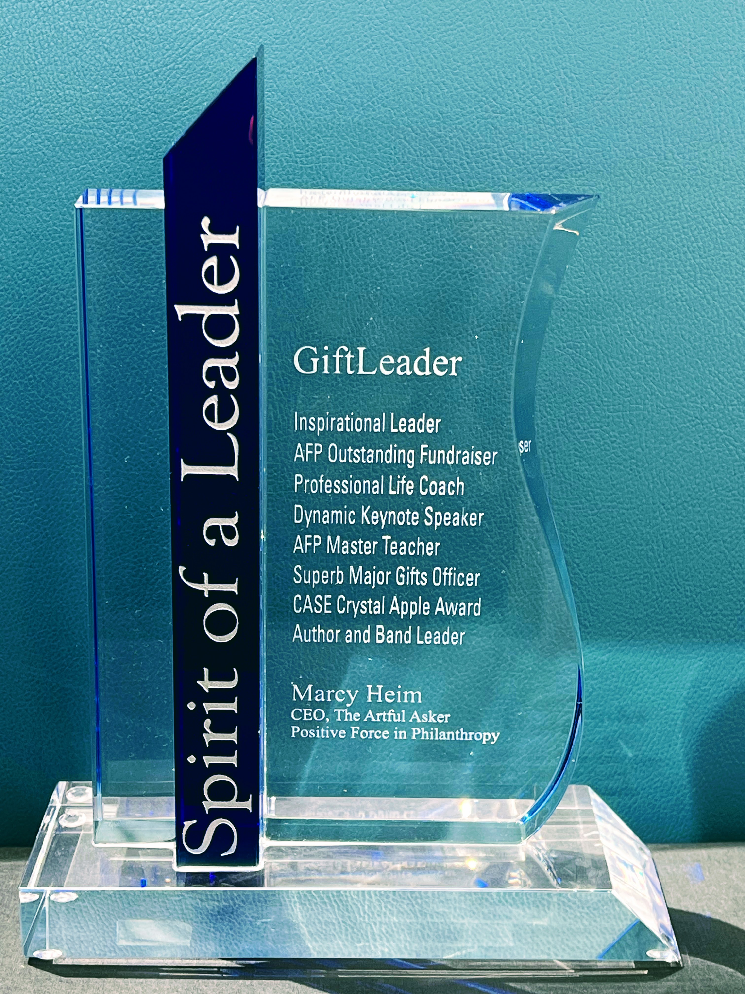 Spirit of a Leader Award- Orlando Sept 2023