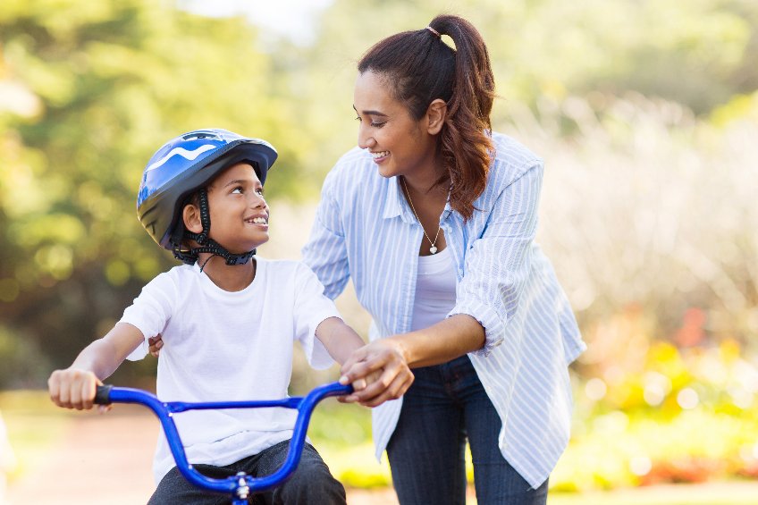 Learning to ride bike