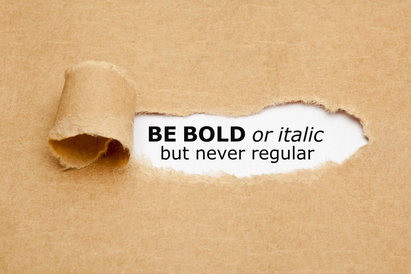 Be Bold